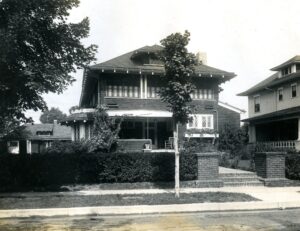Historic exterior of the Austin Allen House
