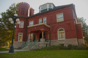 Front exterior of the Charles Schifferdecker House