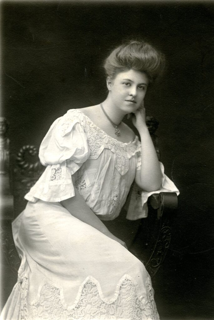 Portrait of a woman associated with the Austin Allen House story