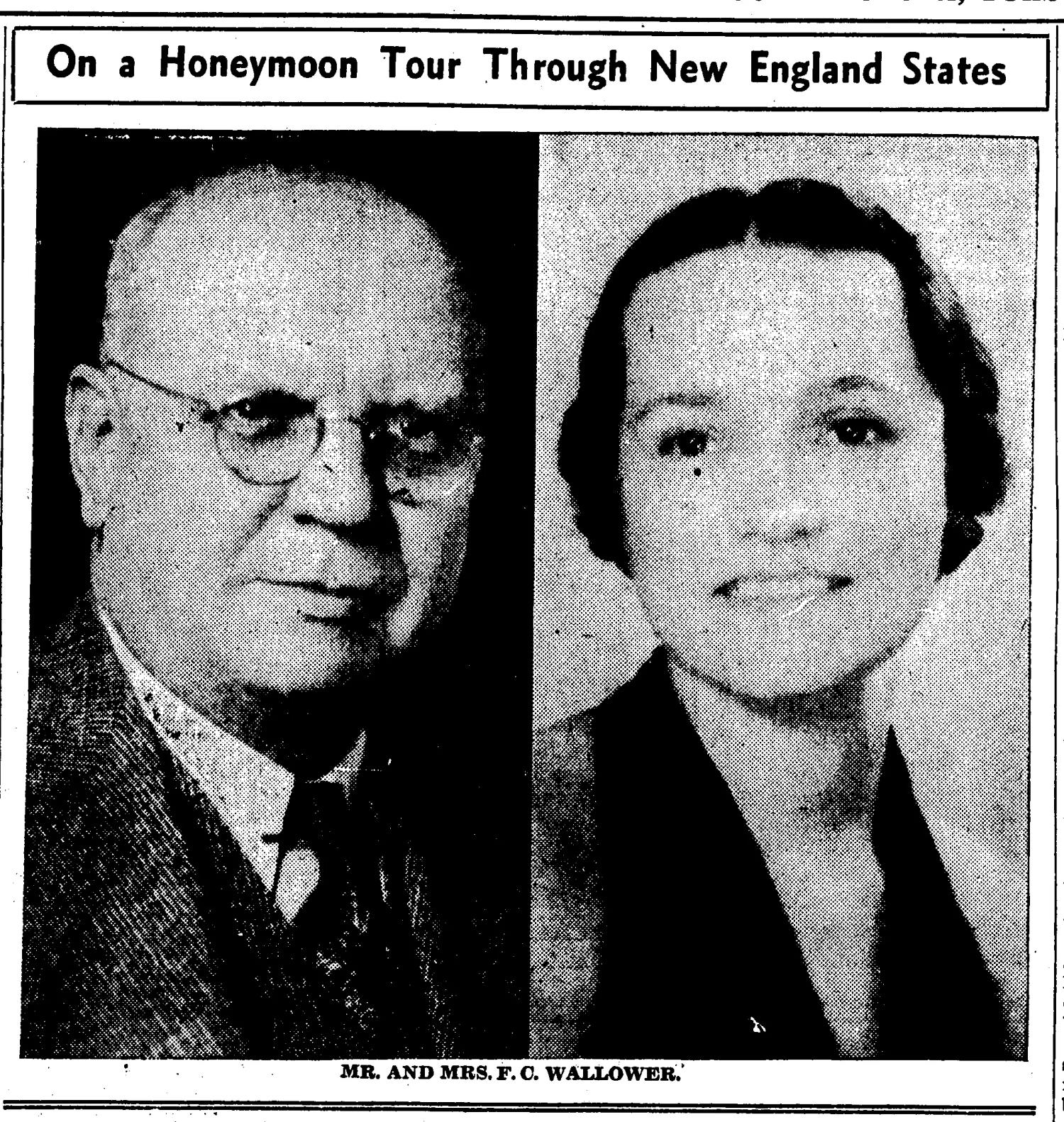 photo of Frank and Juanita October 5, 1937