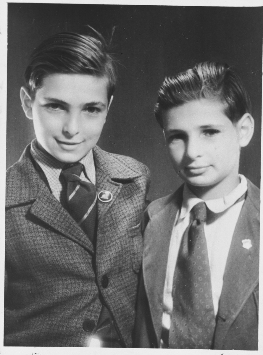 Portrait of boys in youth
