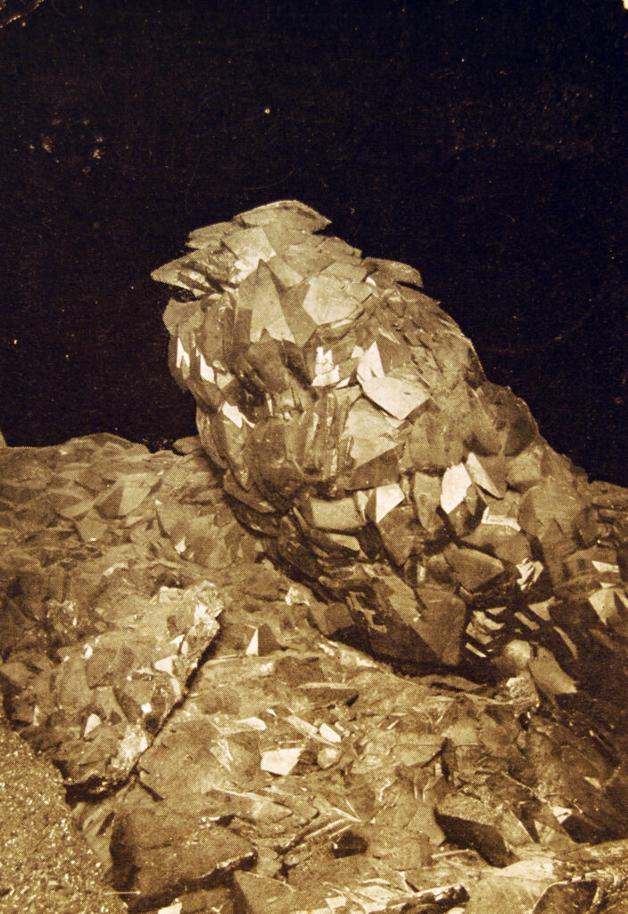 Crystal formation inside Crystal Cave